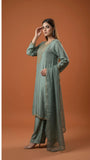 Elegant Embroidered 3 Piece Suit