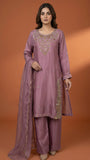 Elegant Embroidered 3 Piece Suit